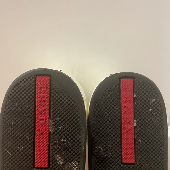 Prada black & white platform shoes - Picture 3 of 6